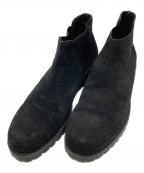 PADRONE×BEAMSパドローネ×ビームス）の古着「別注 Water Proof Leather Side Gore Boots」｜ブラック