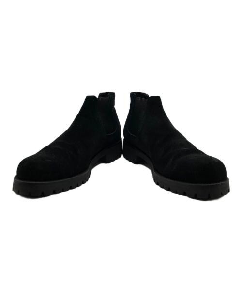 PADRONE（パドローネ）PADRONE (パドローネ) BEAMS (ビームス) 別注 Water Proof Leather Side Gore Boots ブラック サイズ:40の古着・服飾アイテム