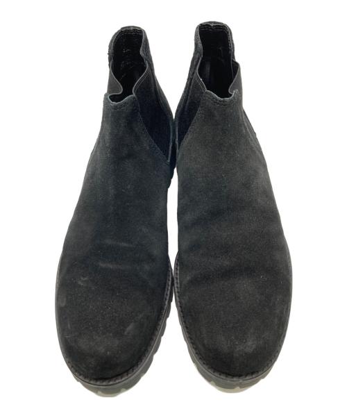 PADRONE（パドローネ）PADRONE (パドローネ) BEAMS (ビームス) 別注 Water Proof Leather Side Gore Boots ブラック サイズ:40の古着・服飾アイテム