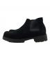 PADRONE (パドローネ) BEAMS (ビームス) 別注 Water Proof Leather Side Gore Boots ブラック サイズ:40：18000円