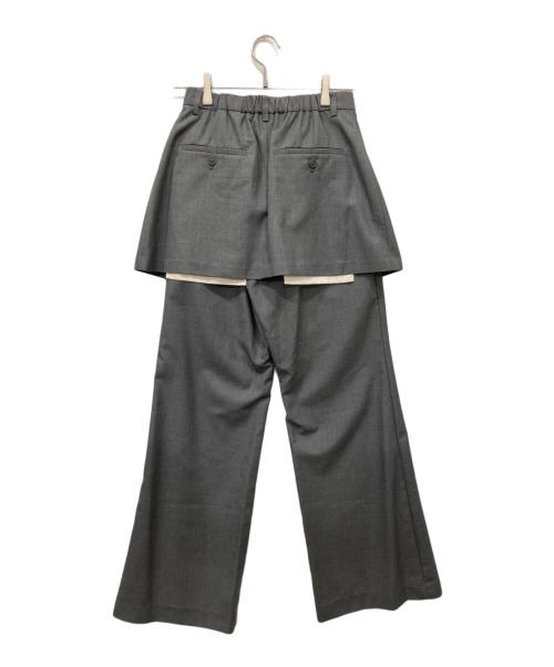 Ameri（アメリ）Ameri (アメリ) PLEATS MINI SKIRT SET PANTS グレー サイズ:Mの古着・服飾アイテム