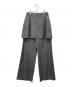 Ameri（アメリ）の古着「PLEATS MINI SKIRT SET PANTS」｜グレー