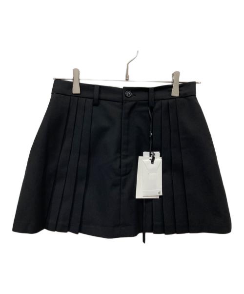 Ameri（アメリ）Ameri (アメリ) PLEATS MINI SKIRT SET PANTS ブラック サイズ:Mの古着・服飾アイテム