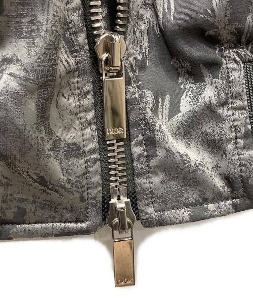 Dior（ディオール）Dior (ディオール) トワルドジュイ サドルポケット ボンバージャケット グレー サイズ:48の古着・服飾アイテム