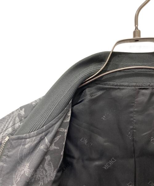 Dior（ディオール）Dior (ディオール) トワルドジュイ サドルポケット ボンバージャケット グレー サイズ:48の古着・服飾アイテム