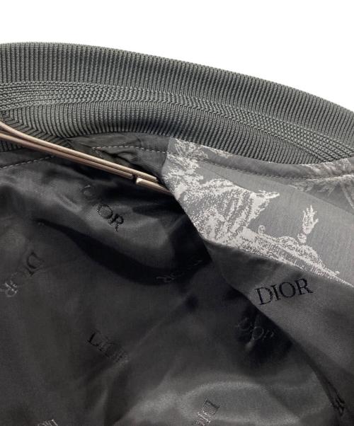 Dior（ディオール）Dior (ディオール) トワルドジュイ サドルポケット ボンバージャケット グレー サイズ:48の古着・服飾アイテム