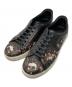 DIOR HOMME（ディオール オム）の古着「RAVE グラフィック レザースニーカー」｜ブラック