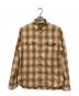 RRL（ダブルアールエル）の古着「オンブレチェックワークシャツ」｜ブラウン