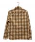 RRL (ダブルアールエル) オンブレチェックワークシャツ ブラウン サイズ:M：14000円
