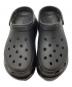 中古・古着 crocs (クロックス) mega crush ブラック サイズ:9：5000円