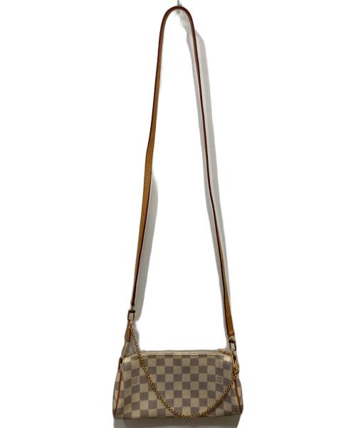 LOUIS VUITTON（ルイ ヴィトン）LOUIS VUITTON (ルイ ヴィトン) ダミエ・アズール エヴァ ポーチ ホワイトの古着・服飾アイテム