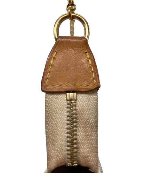 LOUIS VUITTON（ルイ ヴィトン）LOUIS VUITTON (ルイ ヴィトン) ダミエ・アズール エヴァ ポーチ ホワイトの古着・服飾アイテム