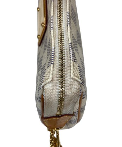 LOUIS VUITTON（ルイ ヴィトン）LOUIS VUITTON (ルイ ヴィトン) ダミエ・アズール エヴァ ポーチ ホワイトの古着・服飾アイテム