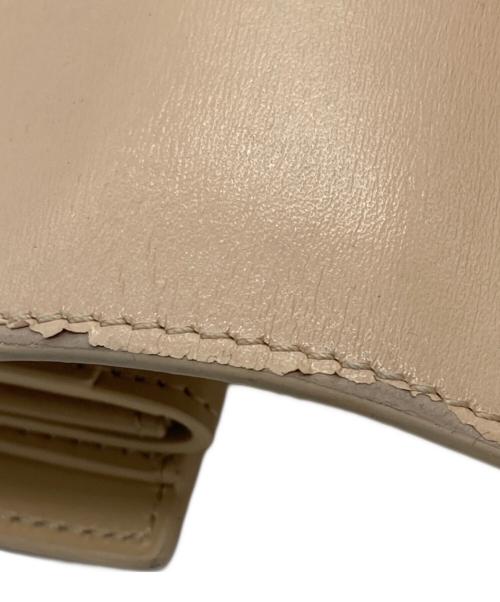 CELINE（セリーヌ）CELINE (セリーヌ) スモール フラップウォレット ベージュの古着・服飾アイテム