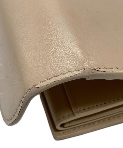 CELINE（セリーヌ）CELINE (セリーヌ) スモール フラップウォレット ベージュの古着・服飾アイテム