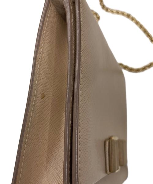Salvatore Ferragamo（サルヴァトーレ フェラガモ）Salvatore Ferragamo (サルヴァトーレ フェラガモ) VARA ヴァラ チェーンショルダーバッグ ピンクの古着・服飾アイテム
