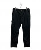 uniform experimentユニフォームエクスペリメント）の古着「SIDE POCKET TAPERED PANTS」｜ブラック