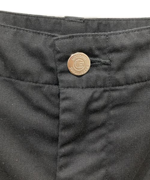 uniform experiment（ユニフォームエクスペリメント）uniform experiment (ユニフォームエクスペリメント) SIDE POCKET TAPERED PANTS ブラック サイズ:2の古着・服飾アイテム