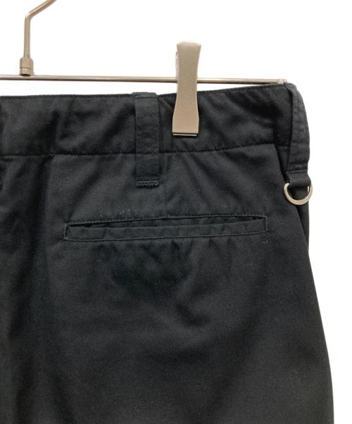 uniform experiment（ユニフォームエクスペリメント）uniform experiment (ユニフォームエクスペリメント) SIDE POCKET TAPERED PANTS ブラック サイズ:2の古着・服飾アイテム