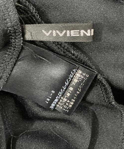 VIVIENNE TAM（ヴィヴィアンタム）VIVIENNE TAM (ヴィヴィアンタム) パワーネットフレアワイドパンツ ブラック サイズ:38の古着・服飾アイテム