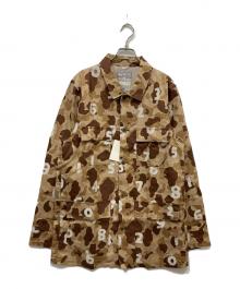 SOU・SOU（ソウソウ）の古着「リネンツイルカーゴジャケット」｜ベージュ