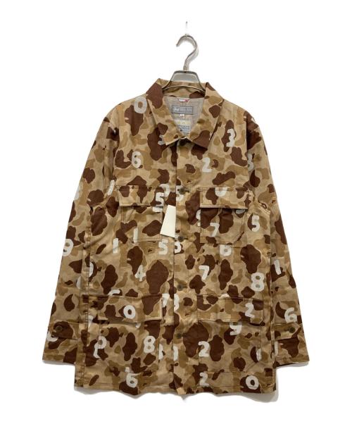 SOU・SOU（ソウソウ）SOU・SOU (ソウソウ) リネンツイルカーゴジャケット ベージュ サイズ:Lの古着・服飾アイテム