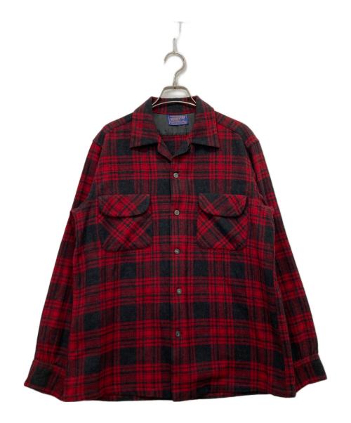PENDLETON（ペンドルトン）PENDLETON (ペンドルトン) ボードシャツ レッド サイズ:Mの古着・服飾アイテム