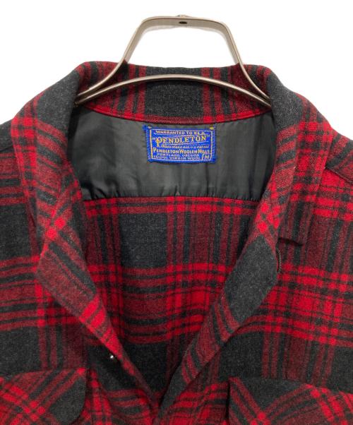 PENDLETON（ペンドルトン）PENDLETON (ペンドルトン) ボードシャツ レッド サイズ:Mの古着・服飾アイテム