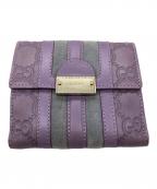 GUCCIグッチ）の古着「2つ折り財布」｜パープル
