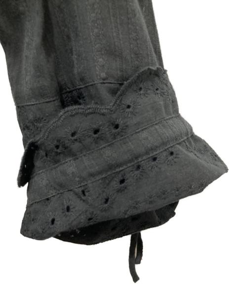 UNGRID（アングリッド）UNGRID (アングリッド) カットワークレースコンビワンピース ブラック サイズ:Freeの古着・服飾アイテム