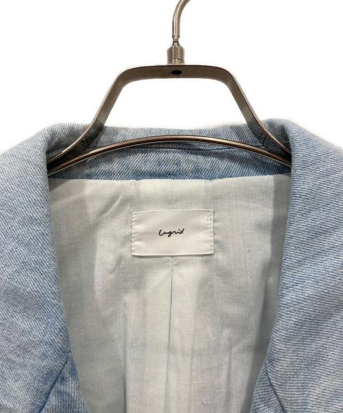UNGRID（アングリッド）Ungrid (アングリッド) ルースシルエットテーラードジャケット インディゴ サイズ:FREEの古着・服飾アイテム