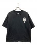 BOTTEGA VENETAボッテガベネタ）の古着「borderless music festival プリントTシャツ」｜ブラック