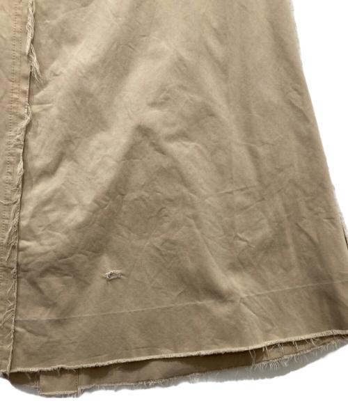 DIESEL（ディーゼル）DIESEL (ディーゼル) デニム切替スカート ベージュ サイズ:W23の古着・服飾アイテム