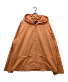 POLO RALPH LAUREN（ポロ・ラルフローレン）の古着「フーデッドジャケット」｜オレンジ