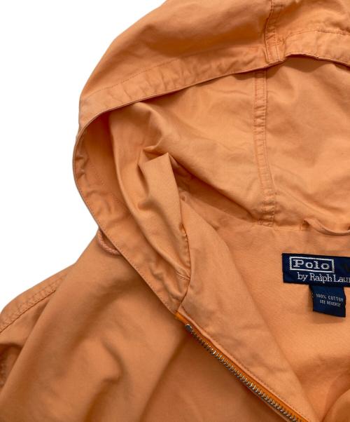 POLO RALPH LAUREN（ポロ・ラルフローレン）POLO RALPH LAUREN (ポロ・ラルフローレン) フーデッドジャケット オレンジ サイズ:XLの古着・服飾アイテム