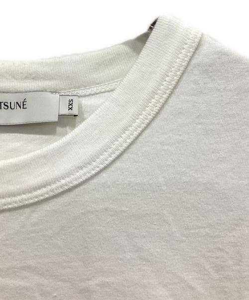 maison kitsune（メゾンキツネ）MAISON KITSUNE (メゾンキツネ) Tシャツ ホワイト サイズ:XXSの古着・服飾アイテム