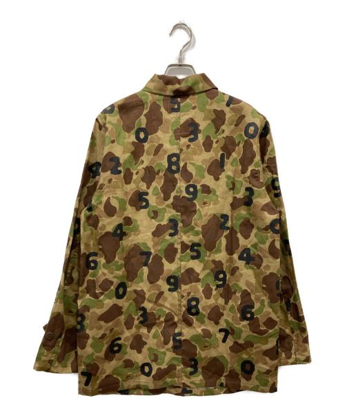 SOU・SOU（ソウソウ）SOU・SOU (ソウソウ) リネンツイル カーゴジャケット カーキ×ブラウン サイズ:Mの古着・服飾アイテム