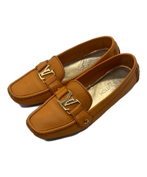 LOUIS VUITTON（ルイ ヴィトン）LOUIS VUITTON (ルイ ヴィトン) ドライビングシューズ オレンジ サイズ:37の古着・服飾アイテム