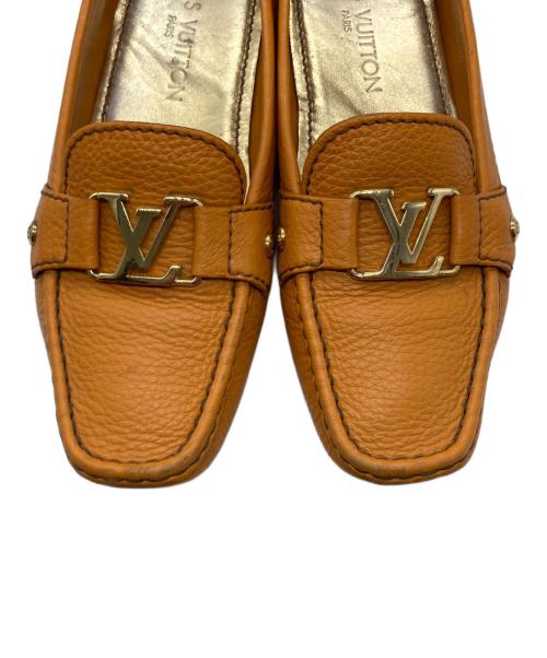 LOUIS VUITTON（ルイ ヴィトン）LOUIS VUITTON (ルイ ヴィトン) ドライビングシューズ オレンジ サイズ:37の古着・服飾アイテム