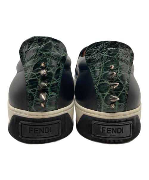 FENDI（フェンディ）FENDI (フェンディ) ローカットスニーカー ネイビー サイズ:5の古着・服飾アイテム