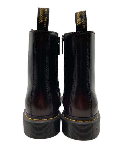 Dr.Martens（ドクターマーチン）Dr.Martens (ドクターマーチン) 1460 PASCAL FRNT ZIP / 1460 ZIP グレーステッチ BEX 8 ホール ブーツ ブラウン サイズ:UK5の古着・服飾アイテム