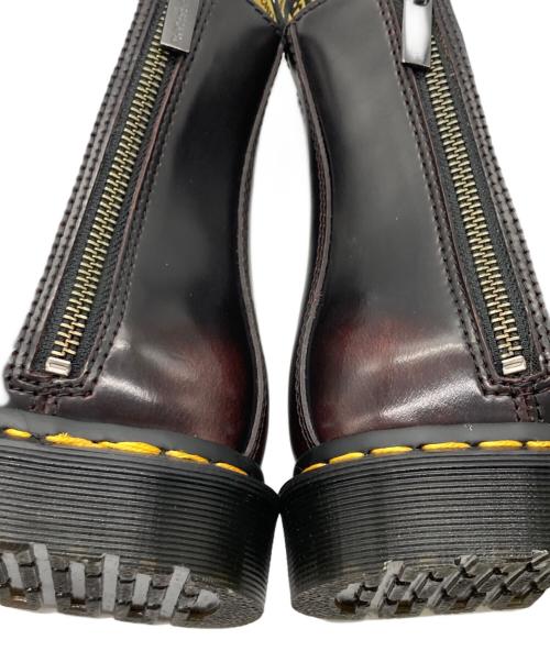 Dr.Martens（ドクターマーチン）Dr.Martens (ドクターマーチン) 1460 PASCAL FRNT ZIP / 1460 ZIP グレーステッチ BEX 8 ホール ブーツ ブラウン サイズ:UK5の古着・服飾アイテム