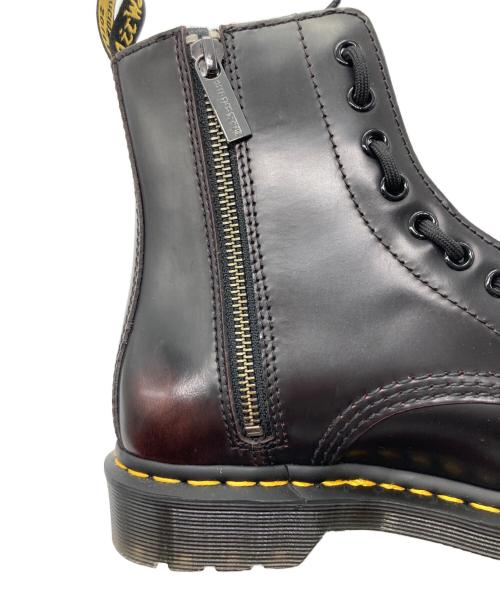 Dr.Martens（ドクターマーチン）Dr.Martens (ドクターマーチン) 1460 PASCAL FRNT ZIP / 1460 ZIP グレーステッチ BEX 8 ホール ブーツ ブラウン サイズ:UK5の古着・服飾アイテム