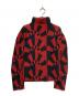 ISSEY MIYAKE me (イッセイ ミヤケ ミー) 総柄プリーツカットソー ブラック×レッド サイズ:Free：15000円