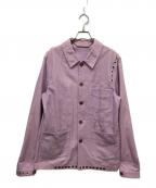 Acne studiosアクネ ストゥディオズ）の古着「MANIC 16AW ハトメデザインジャケット」｜パープル