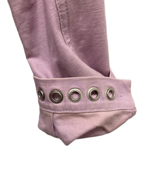Acne studios（アクネ ストゥディオズ）Acne studios (アクネ ストゥディオズ) MANIC 16AW ハトメデザインジャケット パープル サイズ:48の古着・服飾アイテム