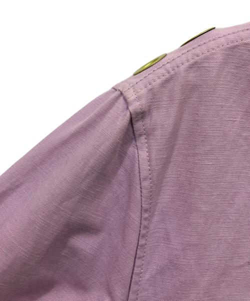 Acne studios（アクネ ストゥディオズ）Acne studios (アクネ ストゥディオズ) MANIC 16AW ハトメデザインジャケット パープル サイズ:48の古着・服飾アイテム