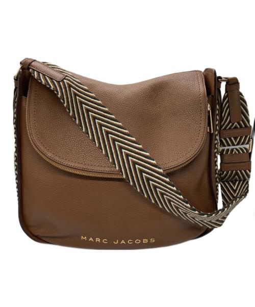 MARC JACOBS（マークジェイコブス）MARC JACOBS (マークジェイコブス) Groove Hobo Webbingレザーショルダーバッグ ブラウンの古着・服飾アイテム