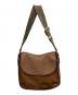 MARC JACOBS (マークジェイコブス) Groove Hobo Webbingレザーショルダーバッグ ブラウン：19000円