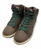 NIKEナイキ）の古着「SB Dunk High」｜ブラウン